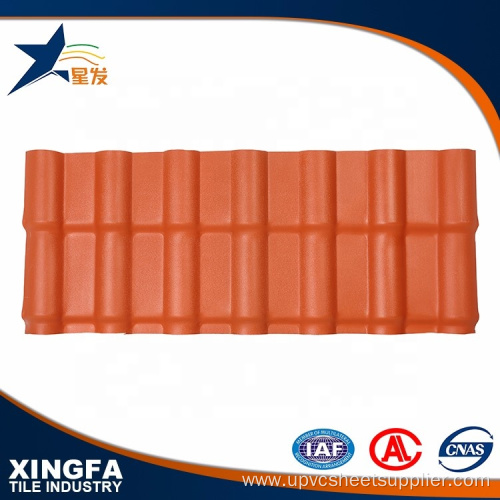 PVC Roofing Ridge Tile Fire Resistance For Renovation